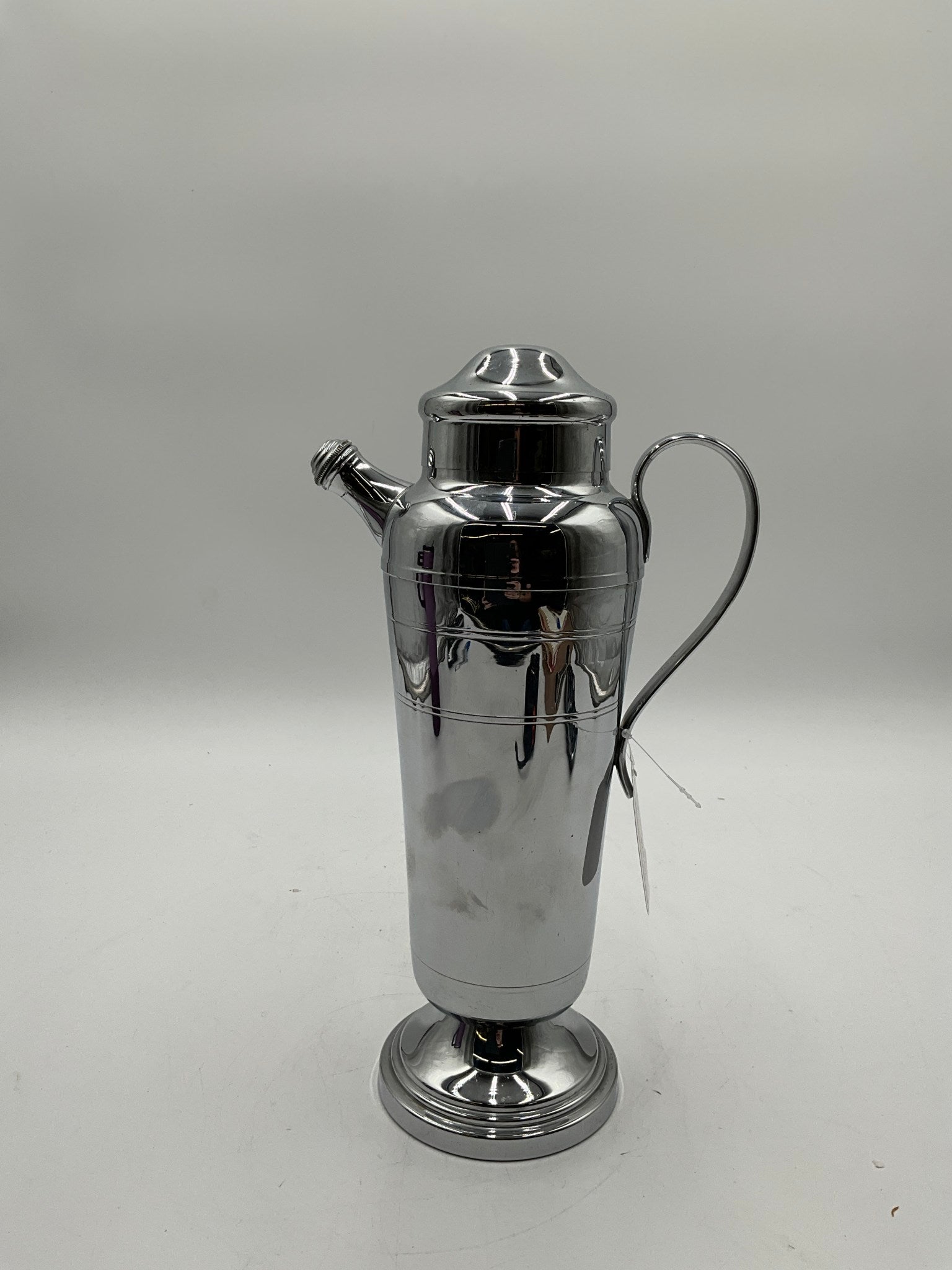 Vtg Farberware Art Deco Chrome Cocktail Shaker/ Pitcher